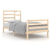 Rám postele masivní dřevo 90 × 200 cm, 3105845