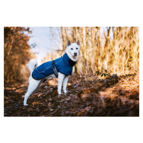 Vsepropejska Maka zimní bunda pro psa Barva: Modrá, Délka zad (cm): 38, Obvod hrudníku: 54 - 60 