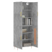 vidaXL Skříň highboard betonově šedá 69,5x34x180 cm kompozitní dřevo