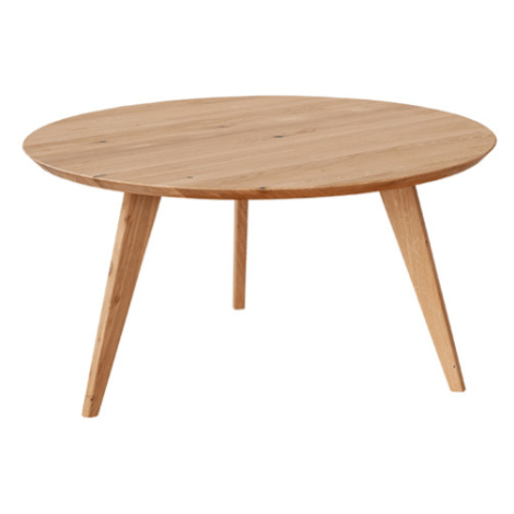 Konferenční stolek ORB masivní dub, ⌀ 90 cm