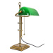 Steinhauer Stolní lampa Ancilla, nastavitelná bronz/zelená