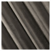 Dekorační velvet závěs s řasící páskou VILA grafitová 140x270 cm (cena za 1 kus) MyBestHome