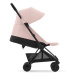 CYBEX Kočárek golfový Coya Matt Black Peach Pink Platinum