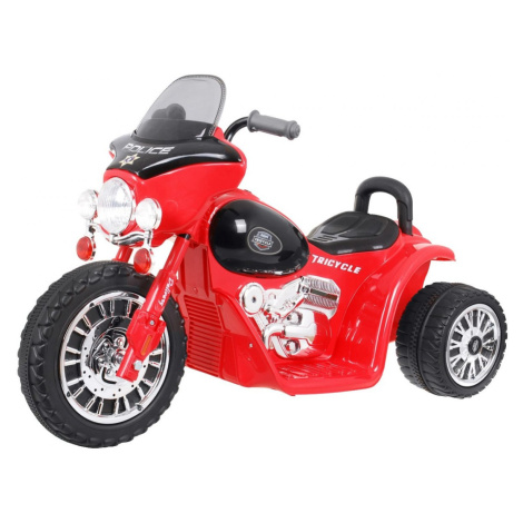 mamido  Dětská elektrická motorka červená