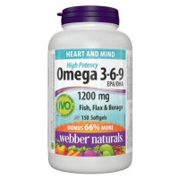 Webber Naturals Omega 3-6-9 1200mg tob.150