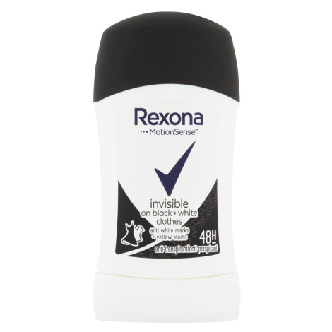 Rexona Invisible on Black & White clothes Antiperspirant stick 40 ml