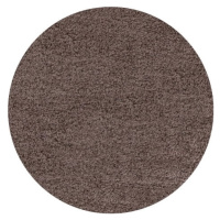 Ayyildiz koberce Kusový koberec Life Shaggy 1500 mocca kruh Rozměry koberců: 80x80 (průměr) kruh