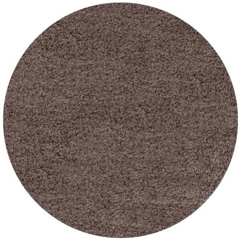 Ayyildiz koberce Kusový koberec Life Shaggy 1500 mocca kruh Rozměry koberců: 80x80 (průměr) kruh