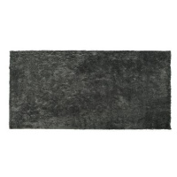 Koberec shaggy 80 x 150 cm tmavě šedý EVREN, 186351