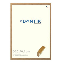 DANTIK rámeček 50 × 70, KASSETTE dub plexi čiré