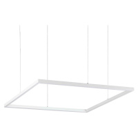 LED Závěsné svítidlo Ideal Lux ORACLE SLIM D70 SQUARE WH 3000K 259178 41W 3300lm 3000K IP20 70cm