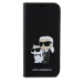 Karl Lagerfeld PU Saffiano Karl and Choupette NFT Book Pouzdro iPhone 15 černé