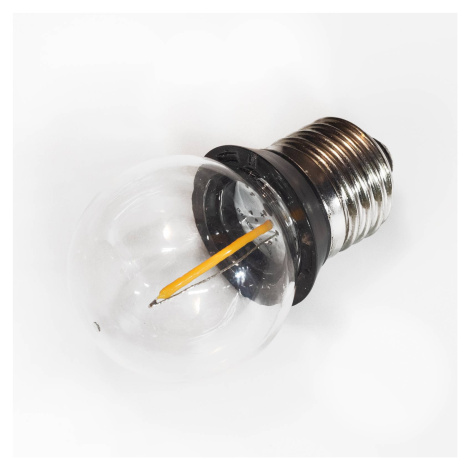 Rotpfeil E27 0,9W COB-LED žárovka-kapka s těsnicím kroužkem