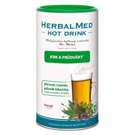 HERBALMED HotDrink Dr.Weiss krk průdušky 180g+vitC Simply You Pharmaceuticals