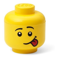 Lego® box hlava silly (kluk) velikost mini
