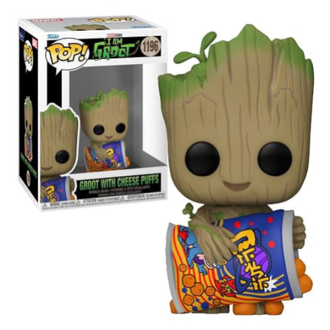 Figurka I Am Groot - Groot with Cheese Puffs Funko POP!