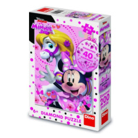 Puzzle Diamantová Minnie Mouse 200 dílků diamond DINO