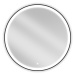 MEXEN Esso zrcadlo s osvětlením 90 cm, LED 6000K černý rám 9825-090-090-611-70