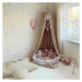 Samolepka na zeď do dětského pokoje - Béžová srdíčka