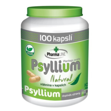 Psyllium Natural 100 kapslí PharmaLINE
