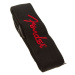 Fender 2" Black Poly Strap with Red Logo
