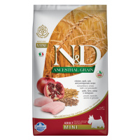 Farmina N&D Ancestral Grain Adult Mini Chicken & Pomegranate - 2 x 7 kg