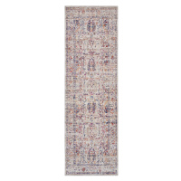 Běhoun Cairo 105591 Luxor Cream Multicolored – na ven i na doma 80x200 cm