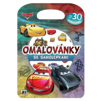 Auta - Omalovánky se samolepkami