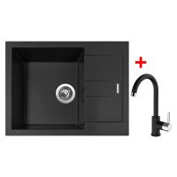 Sinks AMANDA 650 Nanoblack+MIX 35 Nanoblack