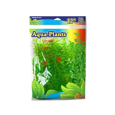 Penn Plax Umělé rostliny zelené 30,5 cm sada 6 ks