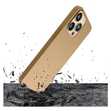 Ochranný kryt 3mk Hardy Silicone MagCase pro Apple iPhone 13 Pro Max, gold