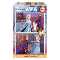 Puzzle 2x25 dílků - Frozen II