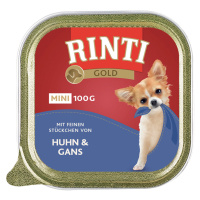RINTI Gold Mini 12 x 100 g - Kuřecí & husí maso