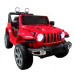 mamido Elektrické autíčko Jeep X4 4x4 červené