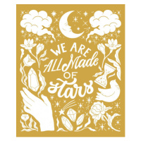 Ilustrace We are all made of stars, ElenKoss, 32.8 × 40 cm