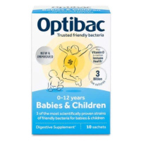 Optibac Babies and Children Probiotika pro miminka a děti 10x1,5 g sáčků