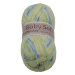 Baby soft multicolor 100g - 609 bílá, žlutá, modrá, zelená