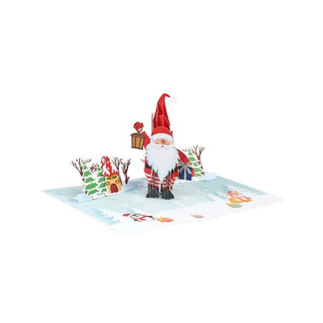 3D přání Santa Claus Magic Moments