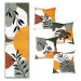 Set podsedáků a běhounu 5 ks Illustrated Autumn – Mila Home