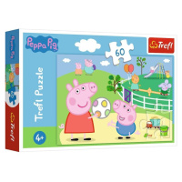 Trefl Puzzle Peppa Pig - Zábava s přáteli / 60 dílků