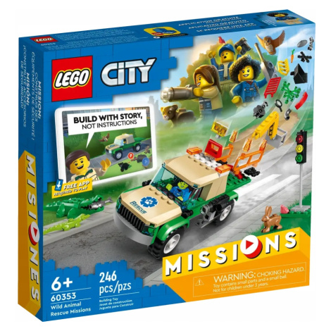 Kostky Lego City Mise Na Záchranu Divokých Zvířat Sada 60353