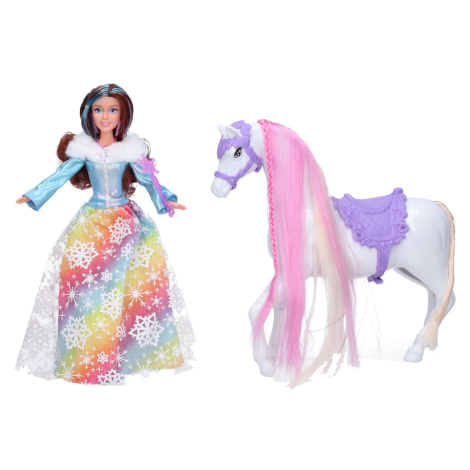 Panenka princezna s koněm a doplňky 27 cm Wiky