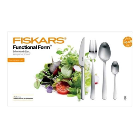Sada příborů Functional Form Fiskars matné 24ks