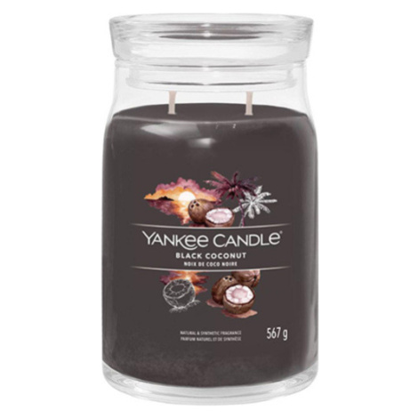 Yankee Candle, Černý kokos svíčka ve skleněné dóze 567 g