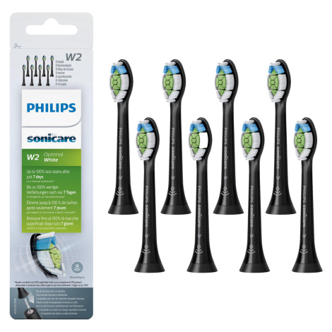 PHILIPS SONICARE Optimal White HX6068/13, černé 8 ks