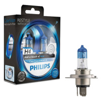 Philips žárovky H4 ColorVision +60% 2x modré