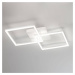Fabas Luce Moderní stropní LED svítidlo Bard v bílé barvě