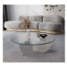 Sofahouse Designový konferenční stolek Balesego 90 cm bílý
