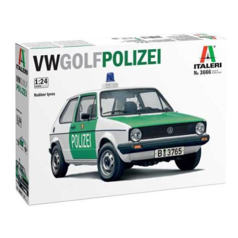Model Kit auto 3666 - VW Golf "POLIZEI" (1:24) Italeri