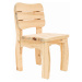 DEOKORK Masivní zahradní židle z borovice VIKING (40 mm)